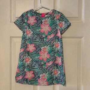 Vineyard vines 4T shift dress. Pink, blue, and green. Adorable on a little girl!